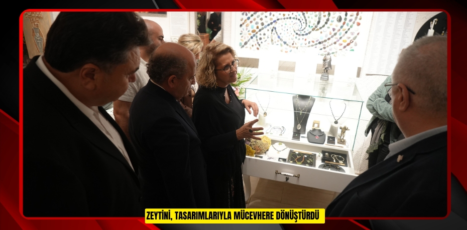 Zeytini, tasarımlarıyla mücevhere dönüştürdü  