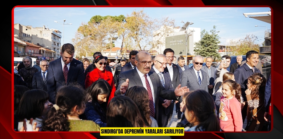 Sındırgı'da depremin yaraları sarılıyor