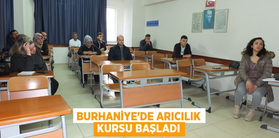 Burhaniye’de arıcılık kursu başladı