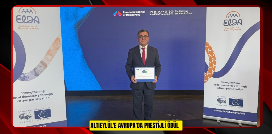 Altıeylül'e Avrupa'da prestijli ödül