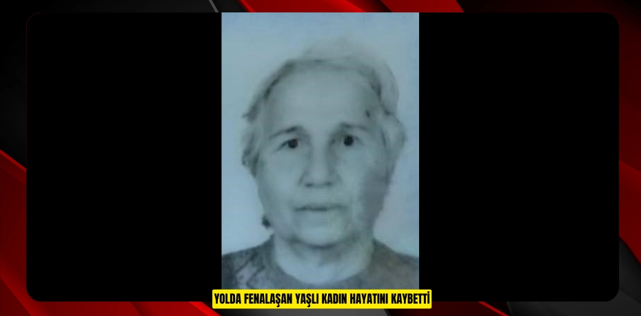 Yolda fenalaşan yaşlı kadın hayatını kaybetti