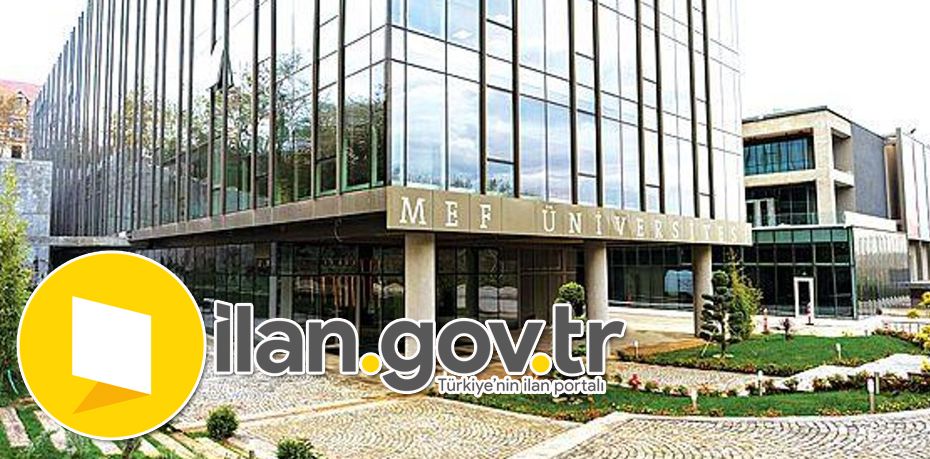 MEF Üniversitesi Mühendislik Fakültesi Araştırma Görevlisi Alıyor