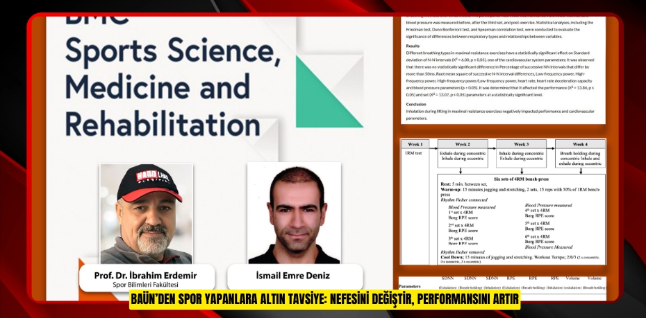 BAÜN’DEN SPOR YAPANLARA ALTIN TAVSİYE: NEFESİNİ DEĞİŞTİR, PERFORMANSINI ARTIR