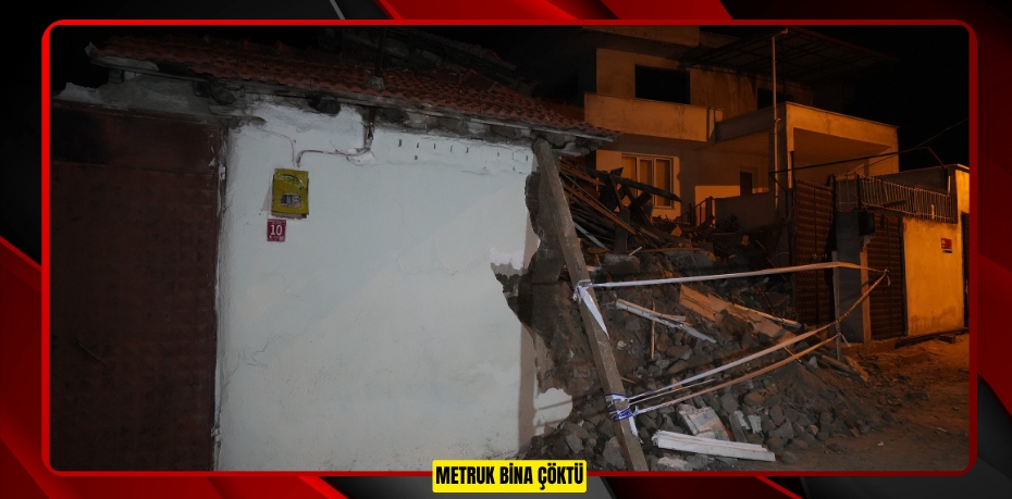 Metruk bina çöktü