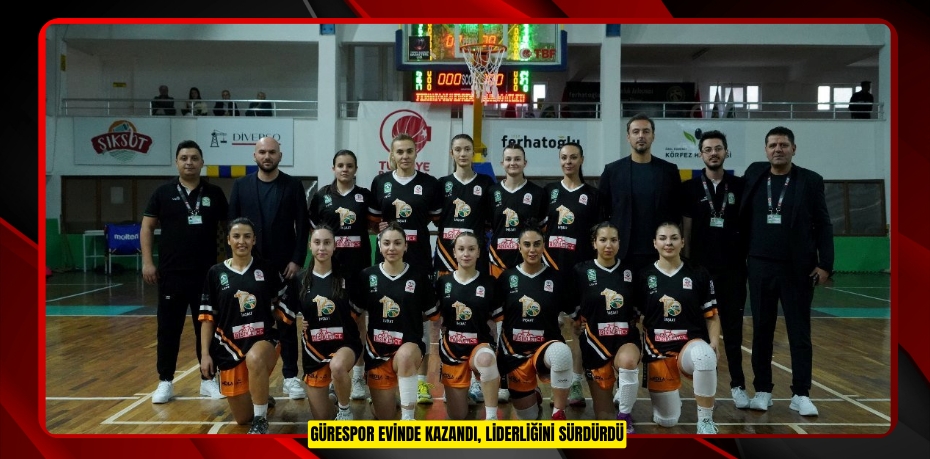 GÜRESPOR EVİNDE KAZANDI, LİDERLİĞİNİ SÜRDÜRDÜ