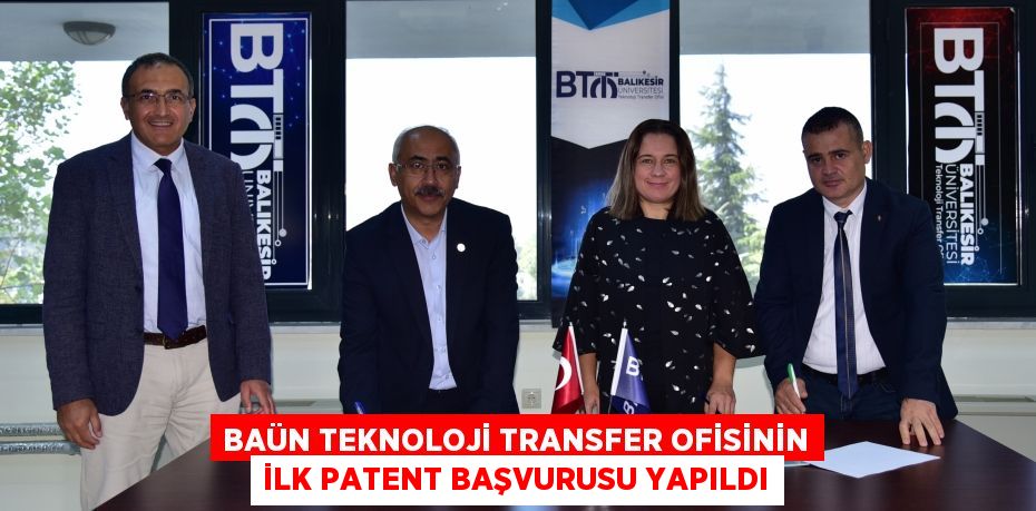 BAÜN Teknoloji Transfer Ofisinin İlk Patent Başvurusu Yapıldı