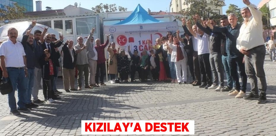 Kızılay'a destek
