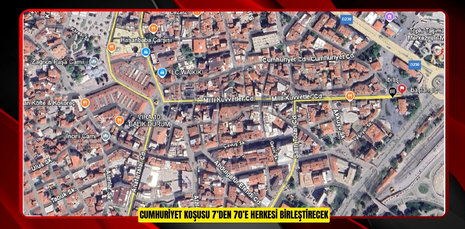 CUMHURİYET KOŞUSU 7’DEN 70’E HERKESİ BİRLEŞTİRECEK