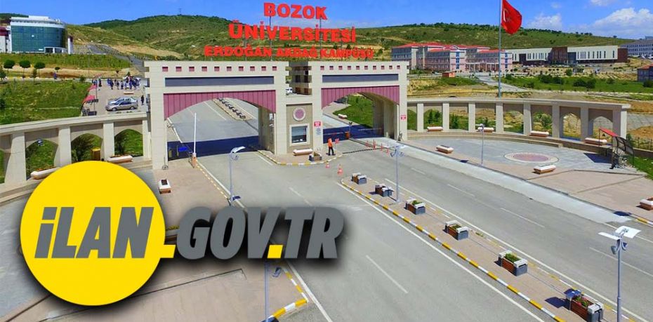 Yozgat Bozok Üniversitesi Öğretim Görevlisi alım ilanı