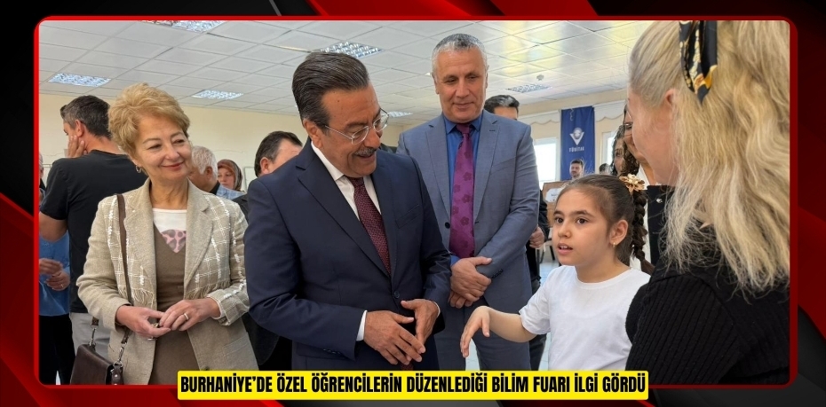 Burhaniye’de özel öğrencilerin düzenlediği bilim fuarı ilgi gördü  