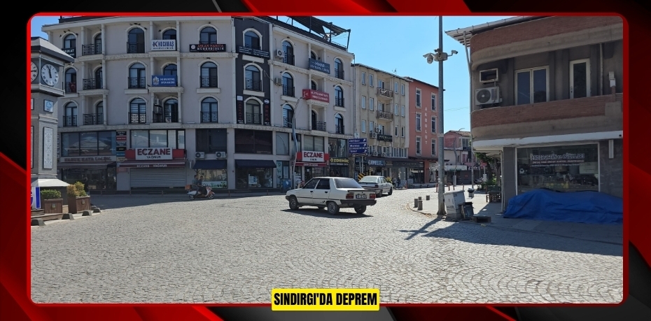 Sındırgı'da deprem