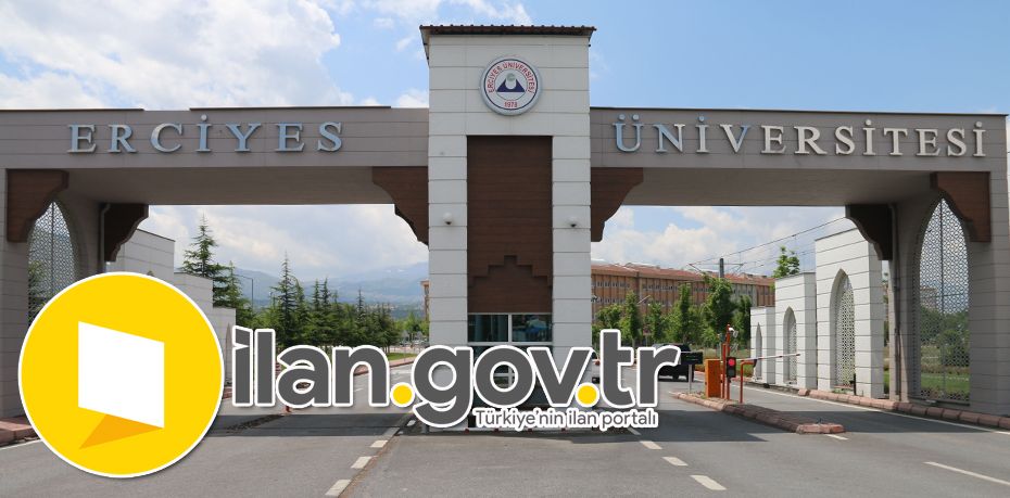 Erciyes Üniversitesi 4/B Sözleşmeli Personel Alacak