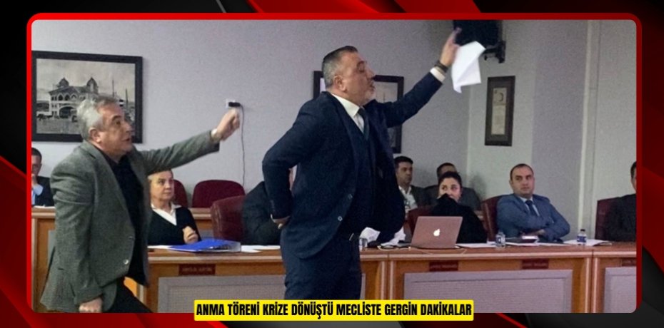 Anma töreni krize dönüştü: Mecliste gergin dakikalar