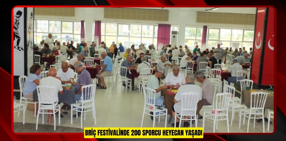 Briç festivalinde 200 sporcu heyecan yaşadı Briç festivalinde 200 sporcu heyecan yaşadı