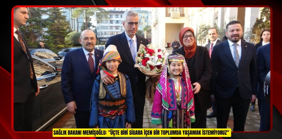Sağlık Bakanı Memişoğlu: "Üçte biri sigara içen bir toplumda yaşamak istemiyoruz"