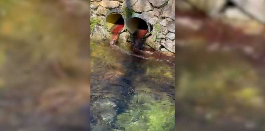 DURSUNBEY’DE MEZBAHANE ATIKLARI AKARSUYA KARIŞIYOR