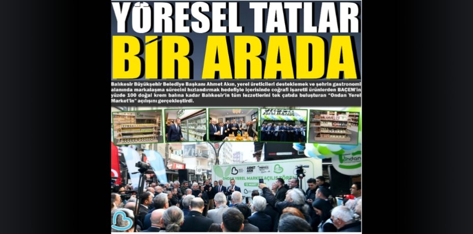 YÖRESEL TATLAR BİR ARADA
