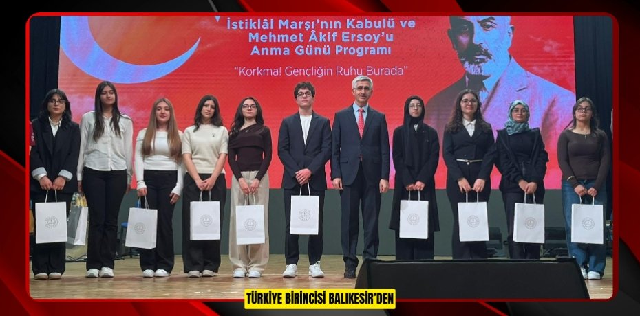 TÜRKİYE BİRİNCİSİ BALIKESİR’DEN