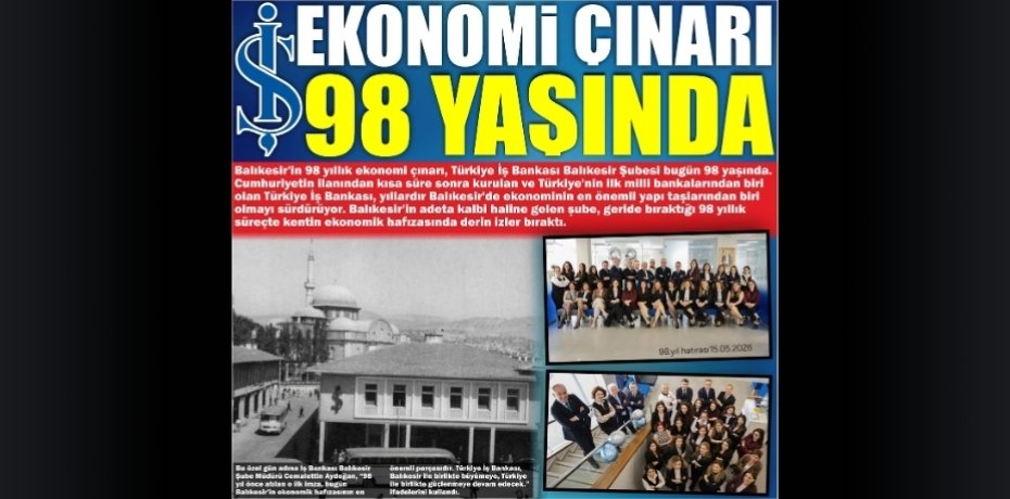 EKONOMİ ÇINARI 98 YAŞINDA