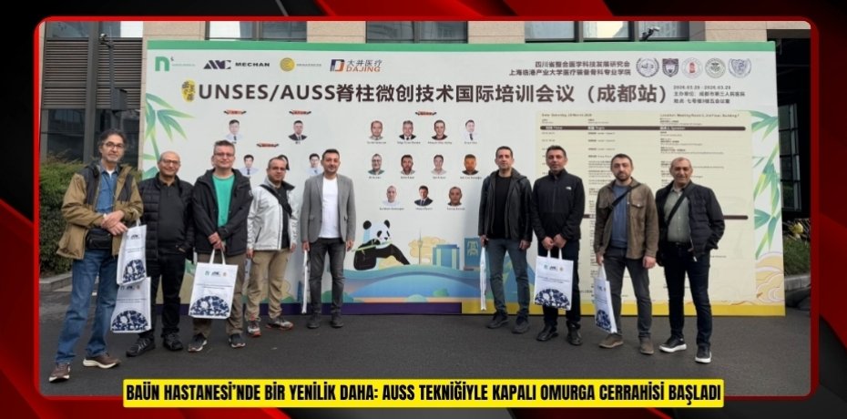 BAÜN HASTANESİ’NDE BİR YENİLİK DAHA: AUSS TEKNİĞİYLE KAPALI OMURGA CERRAHİSİ BAŞLADI