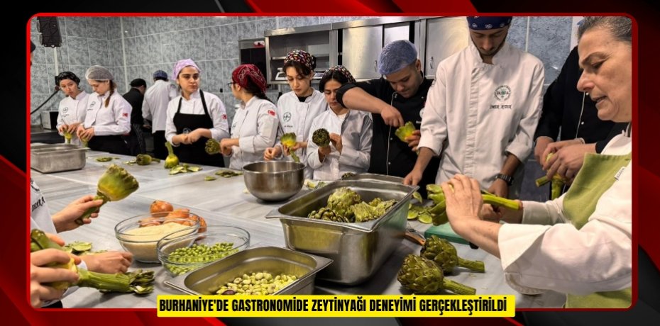 Burhaniye'de Gastronomide zeytinyağı deneyimi gerçekleştirildi