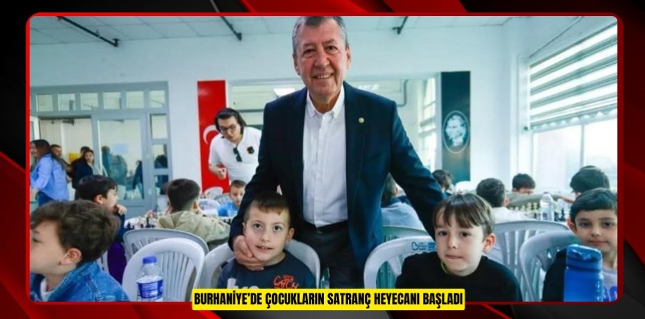 Burhaniye’de çocukların satranç heyecanı başladı