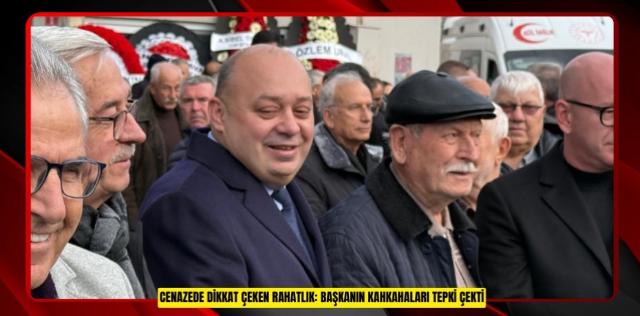 Cenazede dikkat çeken rahatlık: Başkanın kahkahaları tepki çekti