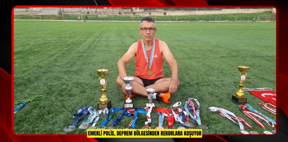 Emekli polis, deprem bölgesinden rekorlara koşuyor