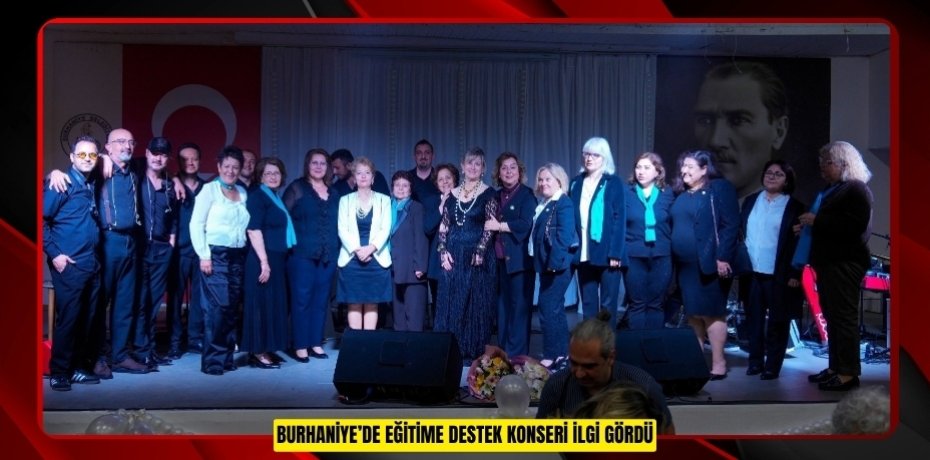 Burhaniye’de Eğitime Destek Konseri ilgi gördü